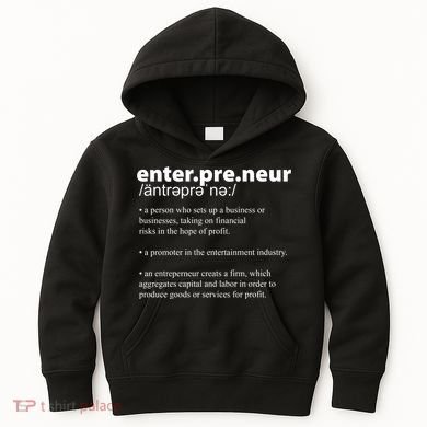 Definition Of An Entrepreneur Kids Hoodie