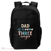 Dad Of A Threenager 3rd Birthday Backpack thumb 0