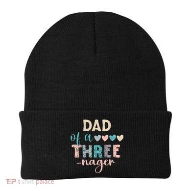 Dad Of A Threenager 3rd Birthday Beanie