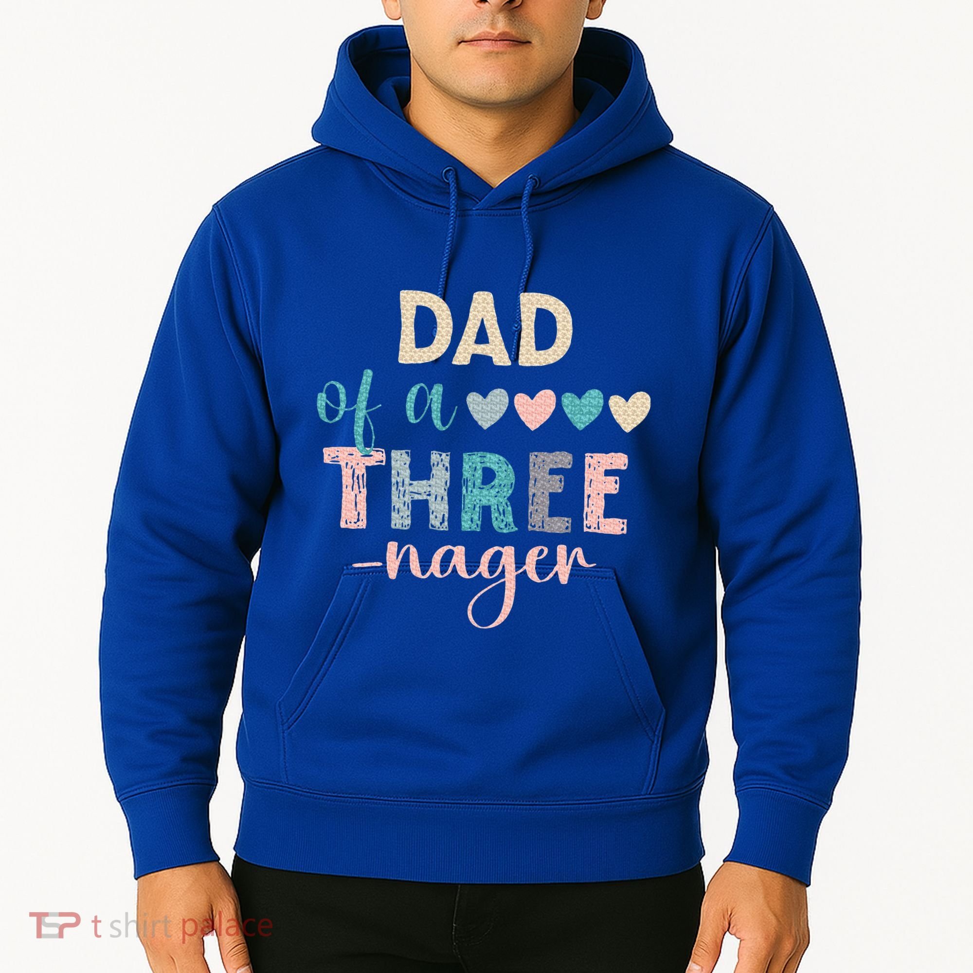 Dad Of A Threenager 3rd Birthday Hoodie