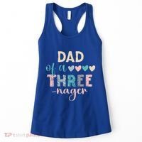 Dad Of A Threenager 3rd Birthday Women's Tank Top thumb 0
