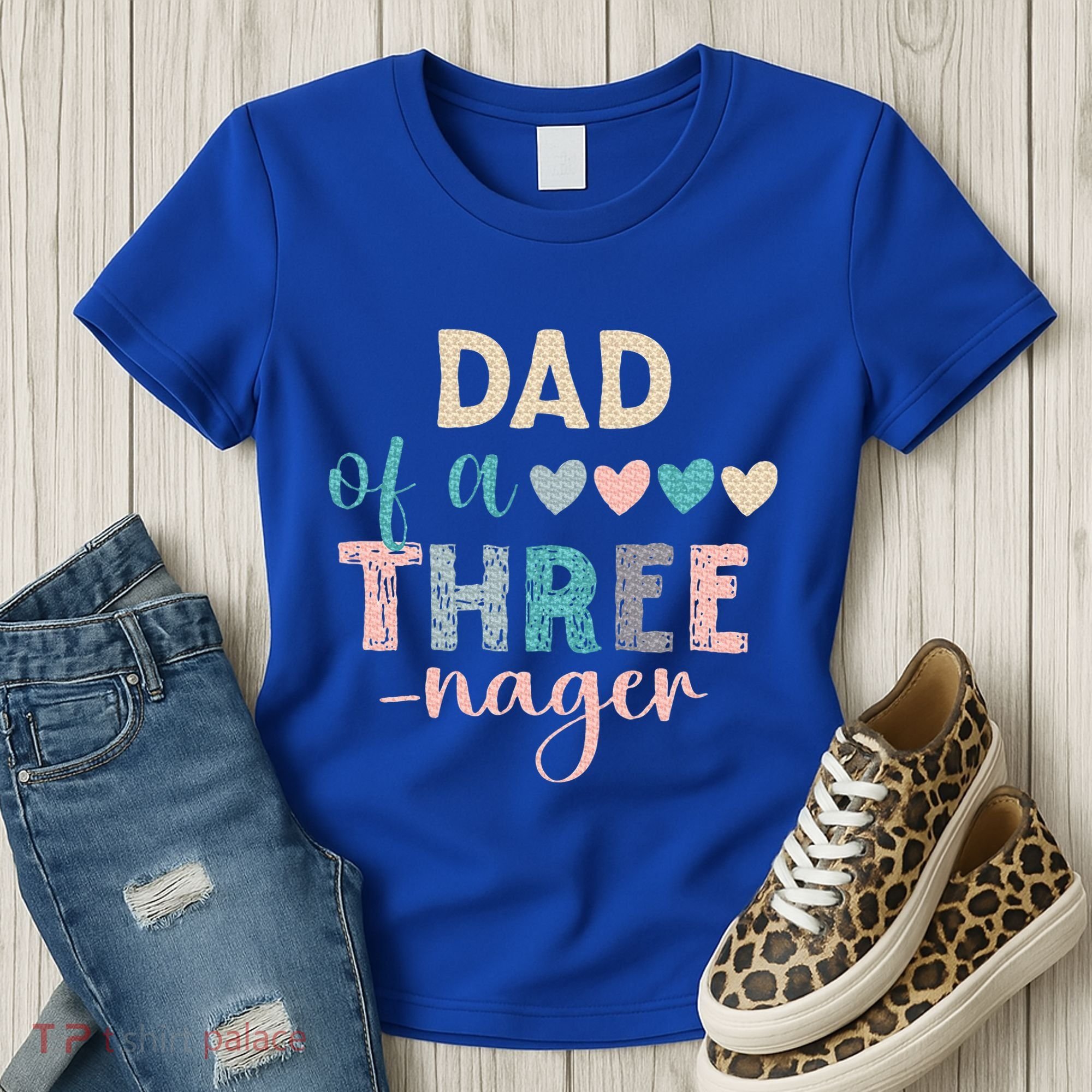 Dad Of A Threenager 3rd Birthday Women's T-Shirt