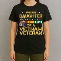 Daughter Of A Vietnam Veteran Im Proud My Dad T-Shirt thumb 4