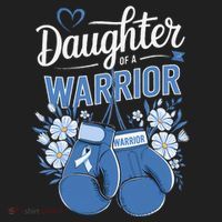 Daughter Of A Warrior Prostate Cancer Awareness Support Women's Sweatshirt thumb 2
