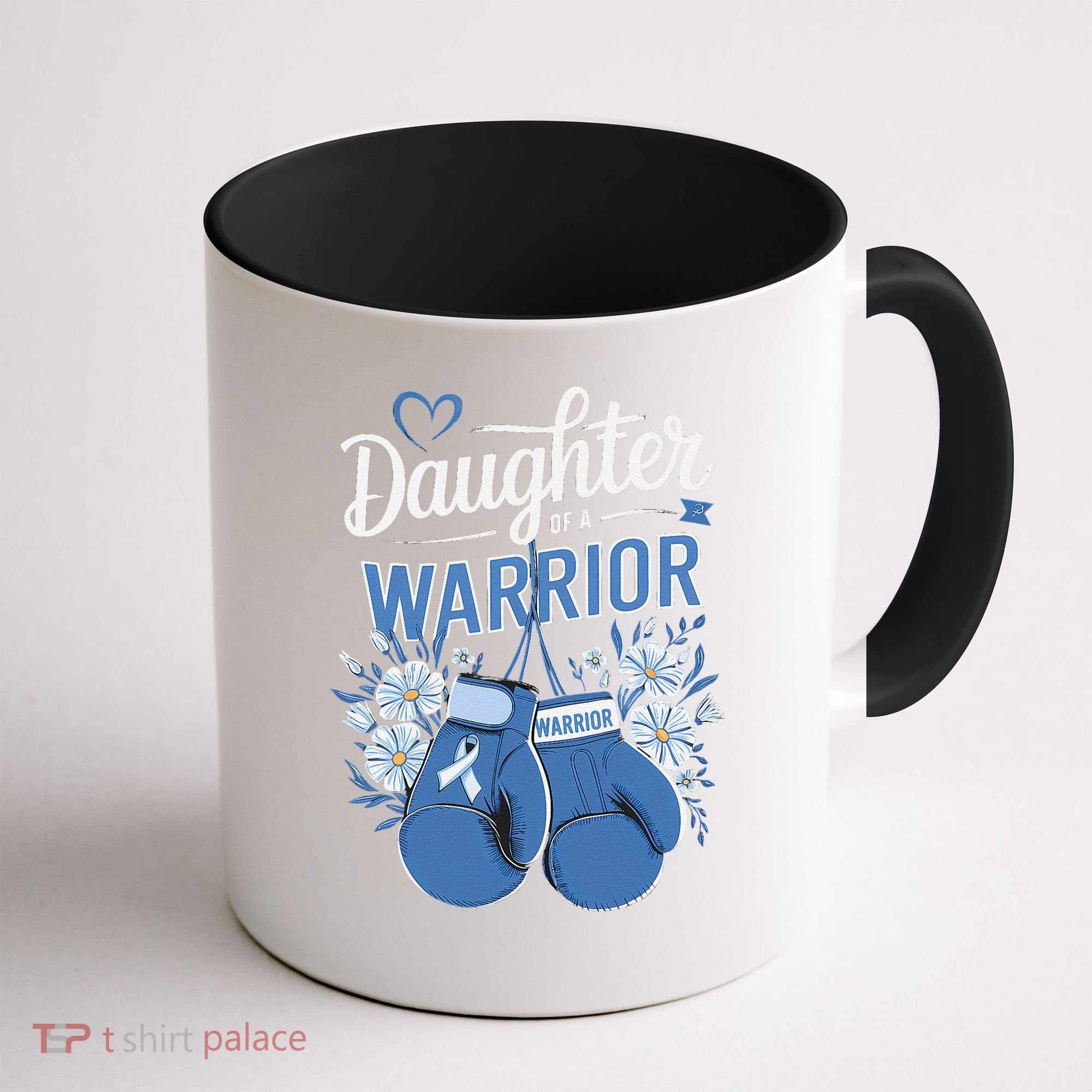 Daughter Of A Warrior Prostate Cancer Awareness Support Coffee Mug