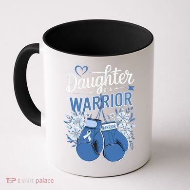 Daughter Of A Warrior Prostate Cancer Awareness Support Coffee Mug