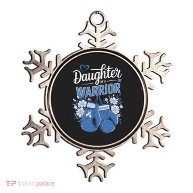 Daughter Of A Warrior Prostate Cancer Awareness Support Ornament