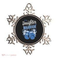 Daughter Of A Warrior Prostate Cancer Awareness Support Ornament thumb 0