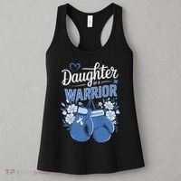 Daughter Of A Warrior Prostate Cancer Awareness Support Women's Tank Top thumb 3