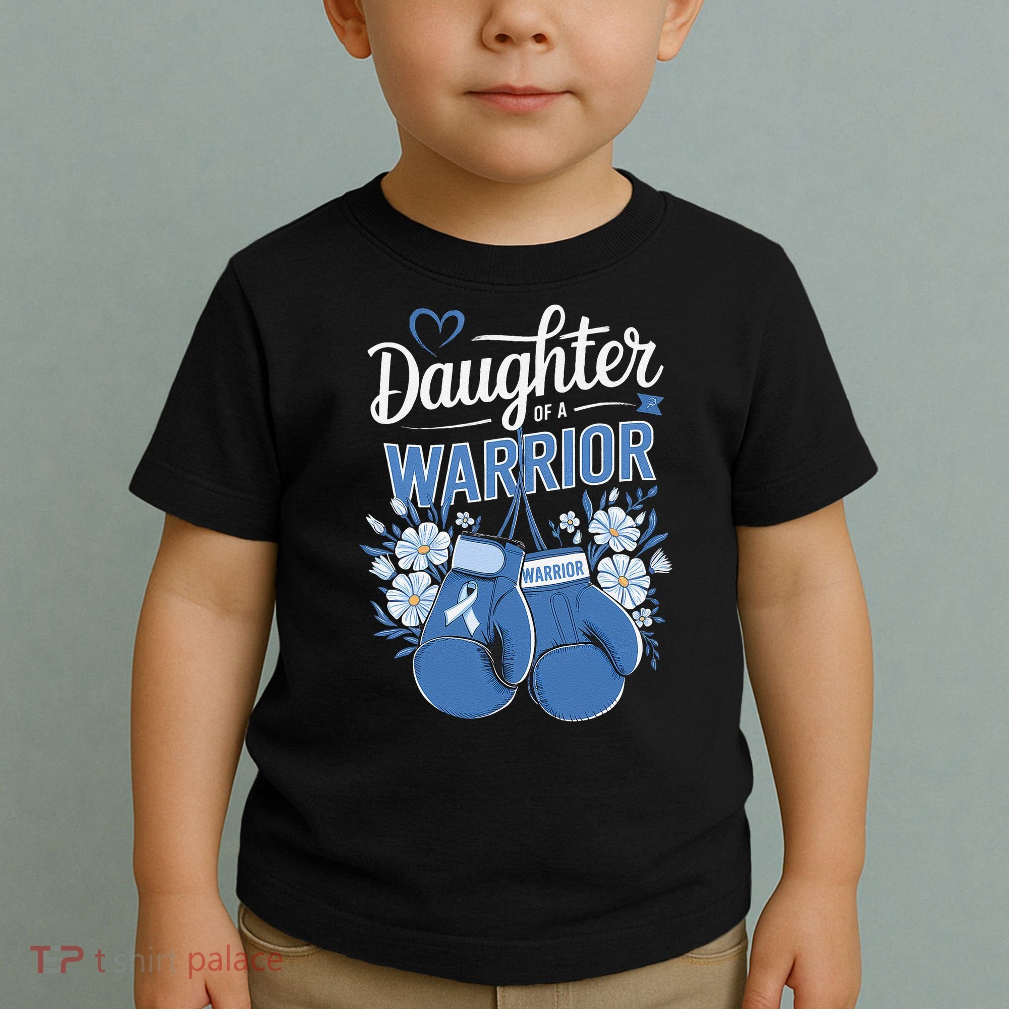 Daughter Of A Warrior Prostate Cancer Awareness Support Toddler T-Shirt