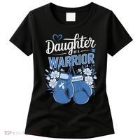 Daughter Of A Warrior Prostate Cancer Awareness Support Women's T-Shirt thumb 0
