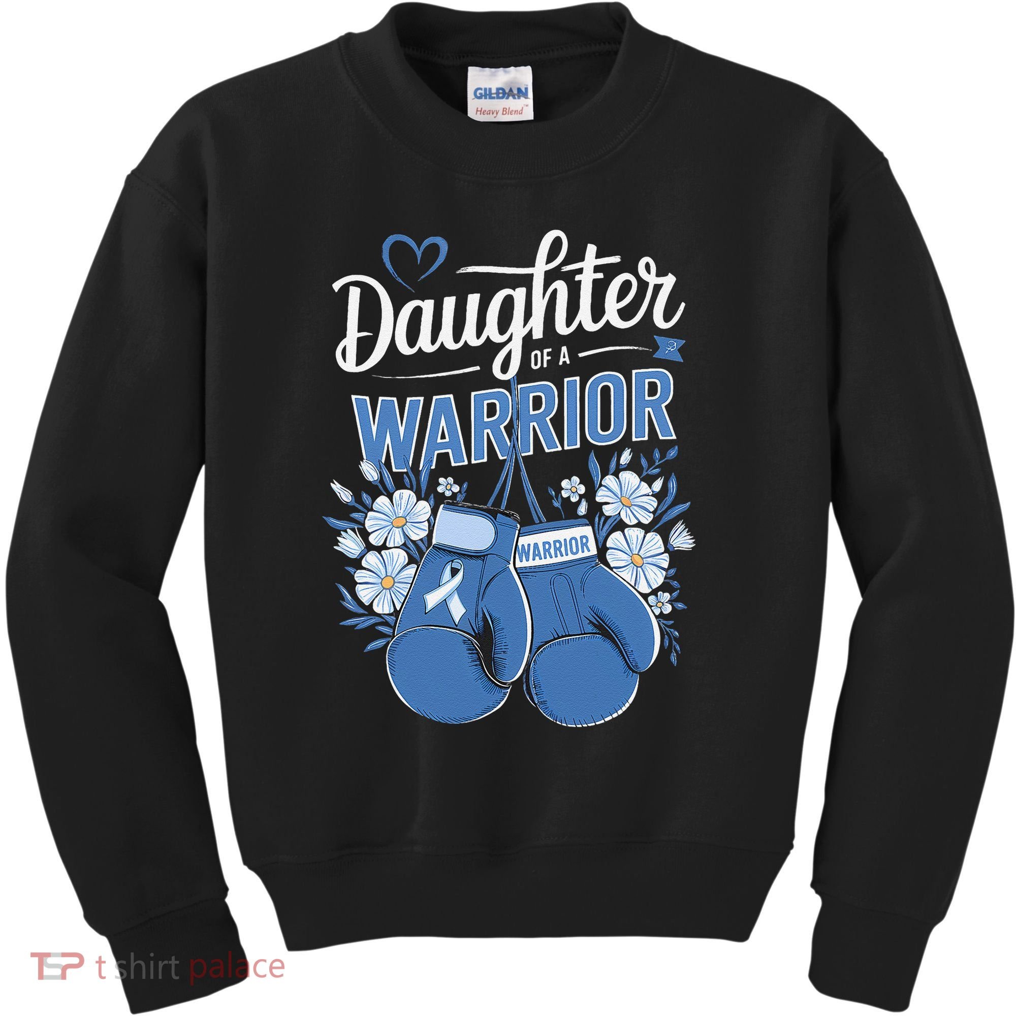 Daughter Of A Warrior Prostate Cancer Awareness Support Kids Sweatshirt