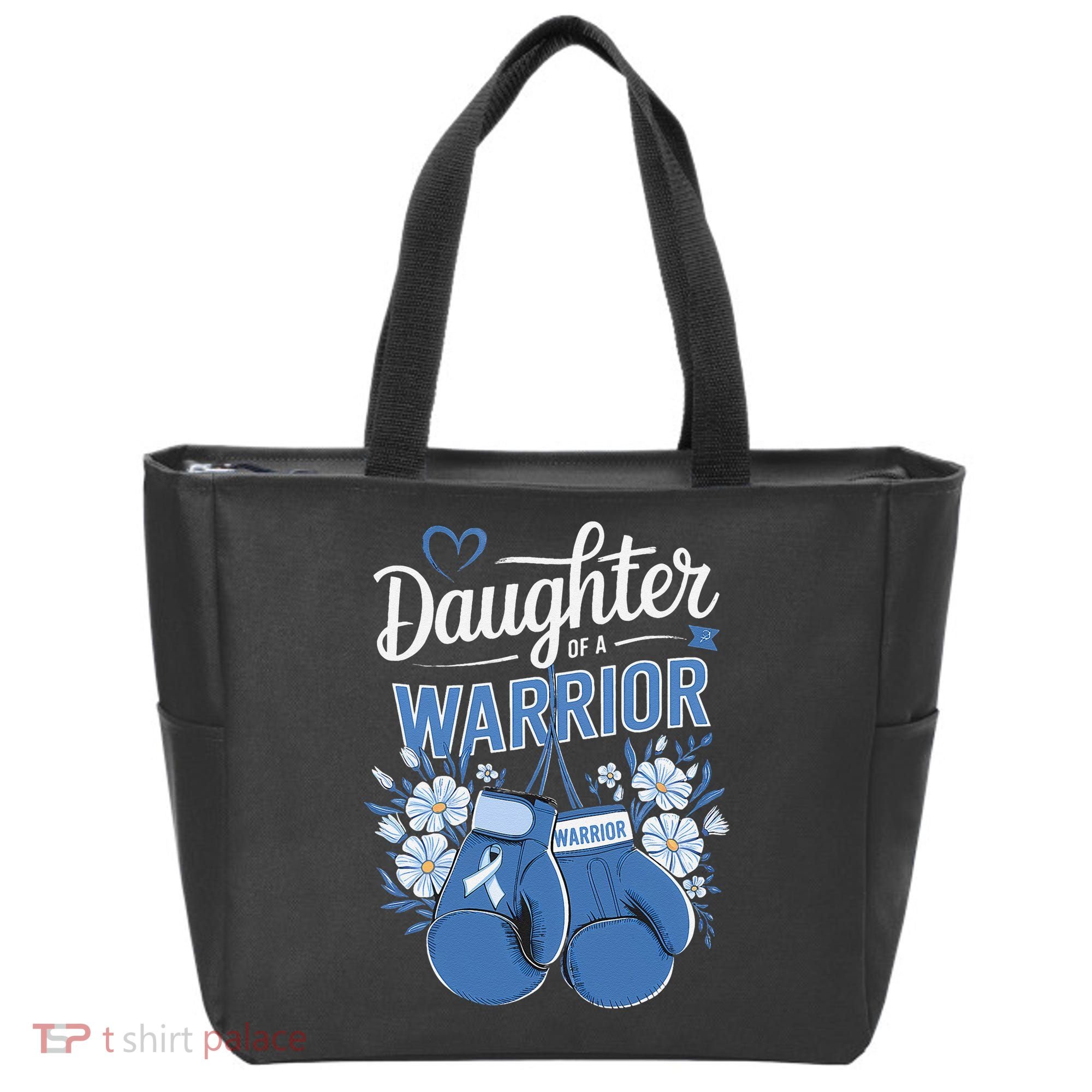 Daughter Of A Warrior Prostate Cancer Awareness Support Tote Bag