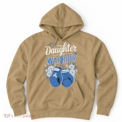Daughter Of A Warrior Prostate Cancer Awareness Support Hoodie