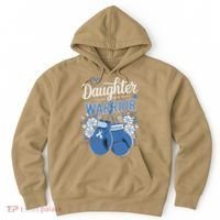 Daughter Of A Warrior Prostate Cancer Awareness Support Hoodie thumb 0