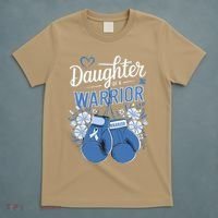 Daughter Of A Warrior Prostate Cancer Awareness Support T-Shirt thumb 5