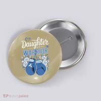Daughter Of A Warrior Prostate Cancer Awareness Support Button thumb 0