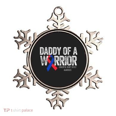 Daddy Of A Warrior CHD Congenital Heart Defect Month Ornament