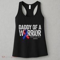 Daddy Of A Warrior CHD Congenital Heart Defect Month Women's Tank Top thumb 3