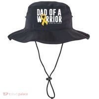Dad Of A Warrior Childhood Cancer Awareness Bucket Hat thumb 0