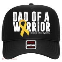 Dad Of A Warrior Childhood Cancer Awareness Hat thumb 0