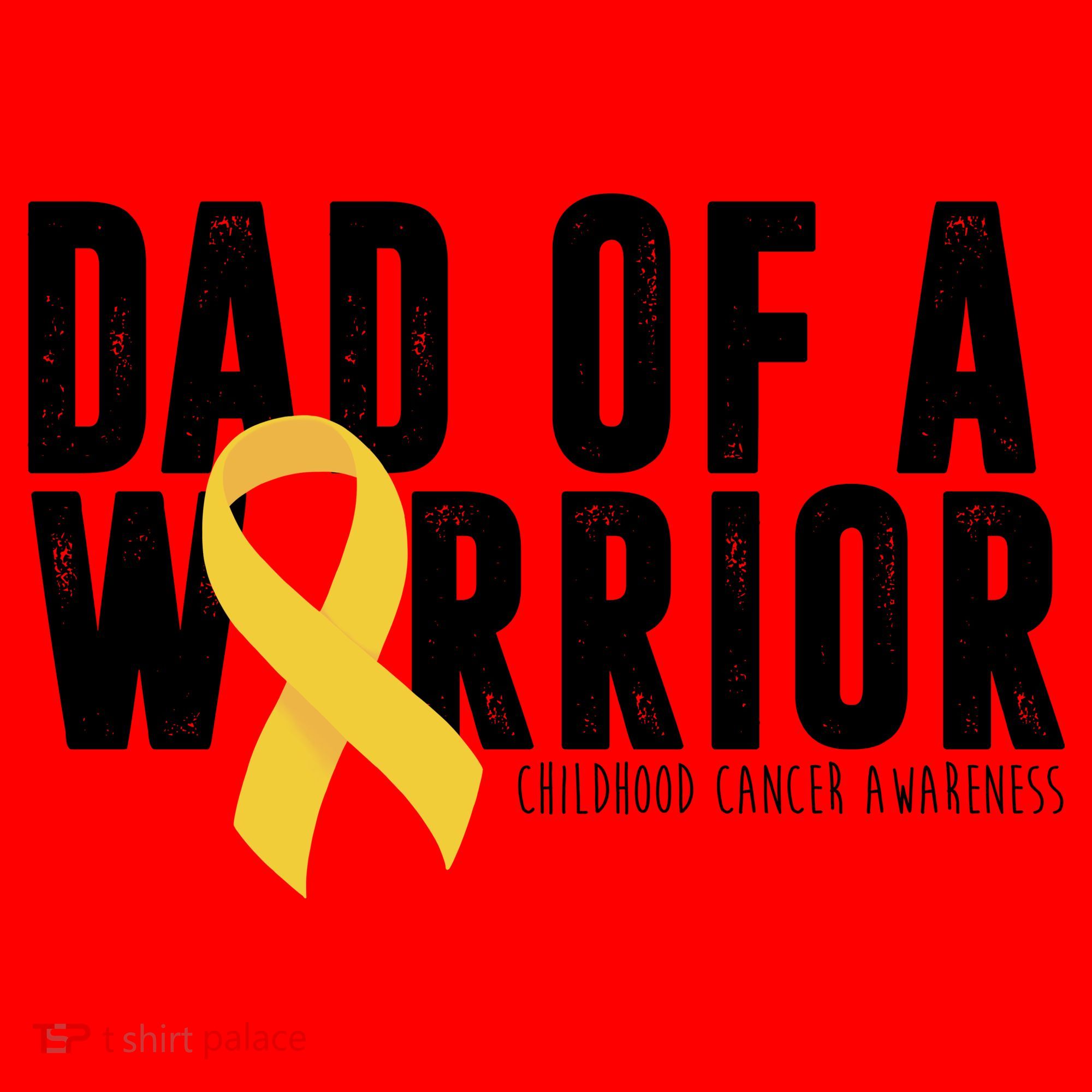 Dad Of A Warrior Childhood Cancer Awareness Santa Hat
