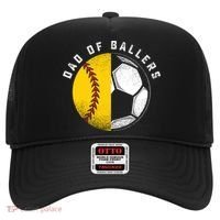 Dad Of Ballers Father Son Softball Soccer Player Coach Gift Great Gift Hat thumb 0