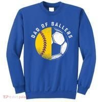 Dad Of Ballers Father Son Softball Soccer Player Coach Gift Great Gift Sweatshirt thumb 0