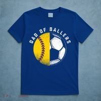 Dad Of Ballers Father Son Softball Soccer Player Coach Gift Great Gift T-Shirt thumb 5