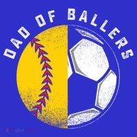 Dad Of Ballers Father Son Softball Soccer Player Coach Gift Great Gift Baby Bodysuit thumb 2