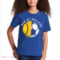 Dad Of Ballers Father Son Softball Soccer Player Coach Gift Great Gift Kids T-Shirt thumb 2