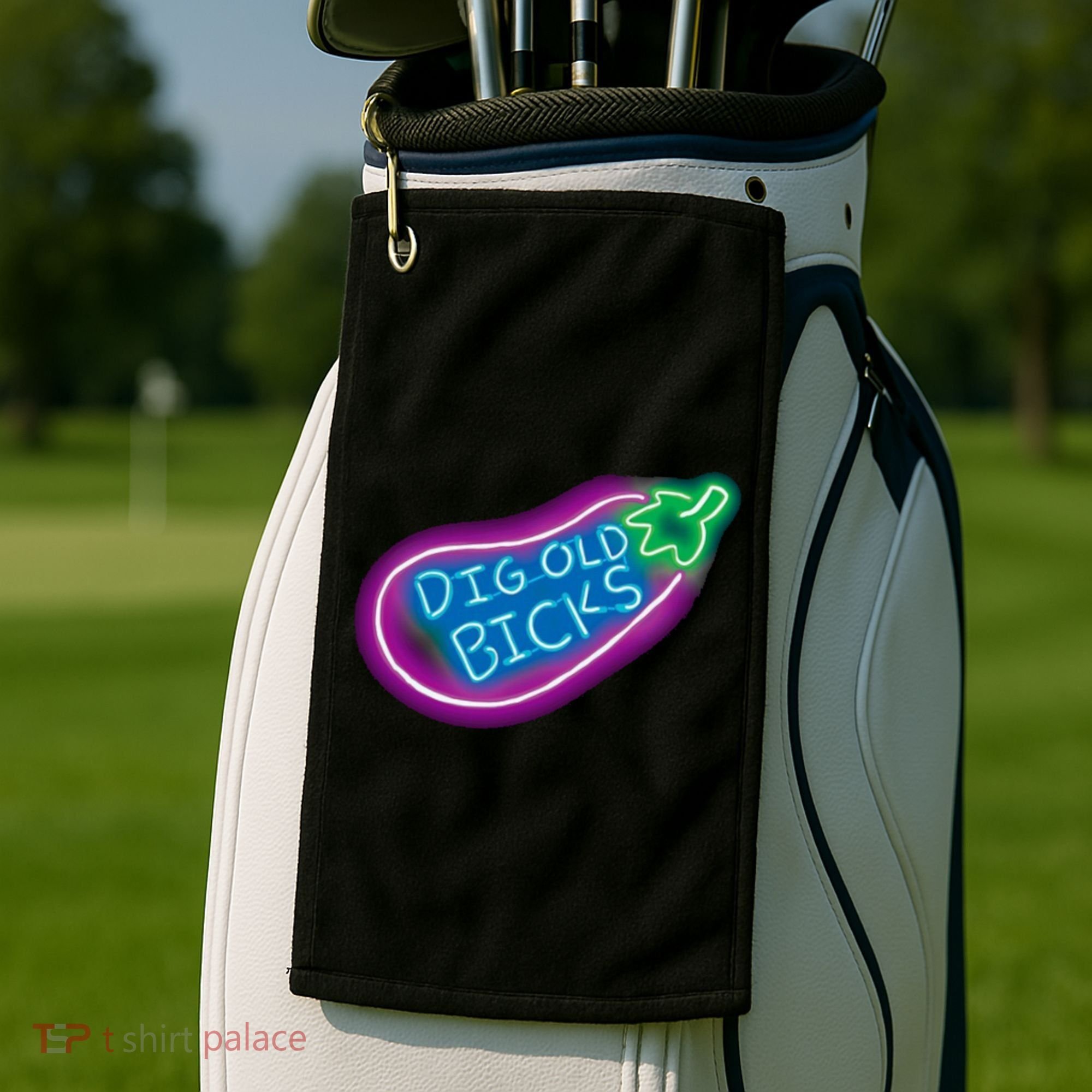 Dig Old Bicks Solar Opposites Funny Meme Gag Cute Gift Golf Towel