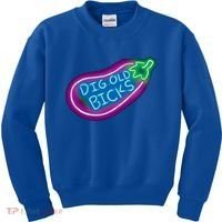 Dig Old Bicks Solar Opposites Funny Meme Gag Cute Gift Kids Sweatshirt thumb 0