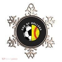 Dad Of Ballers Funny Soccer Softball Dad Gift Ornament thumb 0