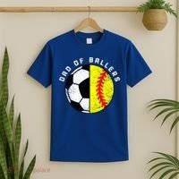 Dad Of Ballers Funny Soccer Softball Dad Gift T-Shirt thumb 2