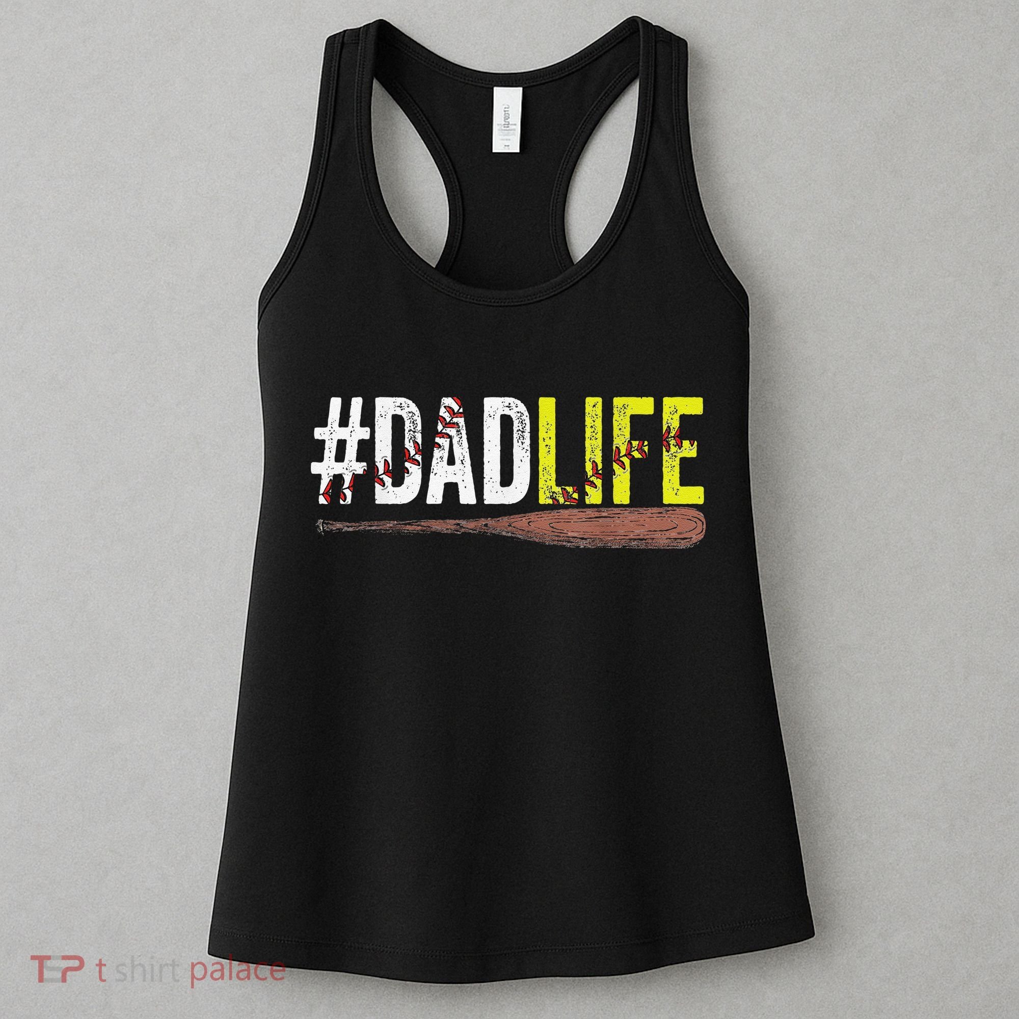 Dad of Ballers Dad of Baseball And Softball Player Women's Tank Top