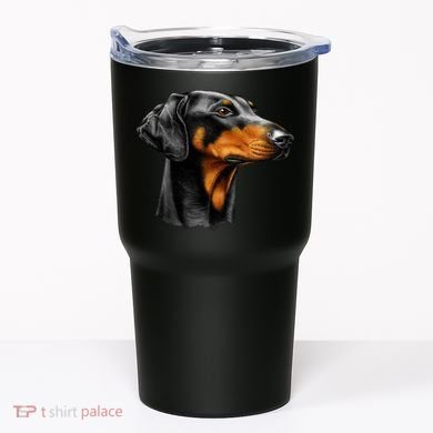 Doberman Dog Tumbler
