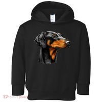 Doberman Dog Toddler Hoodie thumb 0