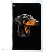 Doberman Dog Golf Towel thumb 0