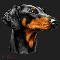 Doberman Dog Golf Towel thumb 3