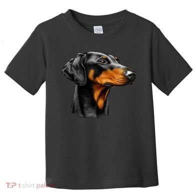 Doberman Dog Toddler T-Shirt