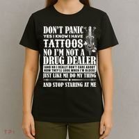 Dob't Panic I Have A Tattooed T-Shirt thumb 4