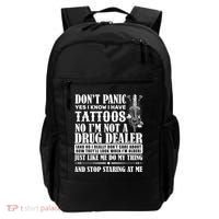 Dob't Panic I Have A Tattooed Backpack thumb 0