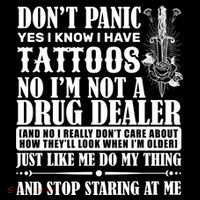 Dob't Panic I Have A Tattooed Polo thumb 3