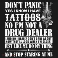 Dob't Panic I Have A Tattooed Toddler Hoodie thumb 2
