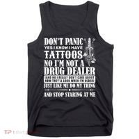Dob't Panic I Have A Tattooed Tank Top thumb 0