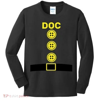 Doc Dwarf Halloween Costume Kids Long Sleeve Shirt