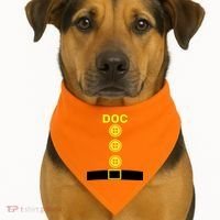 Doc Dwarf Halloween Costume USA-Made Doggie Bandana thumb 1