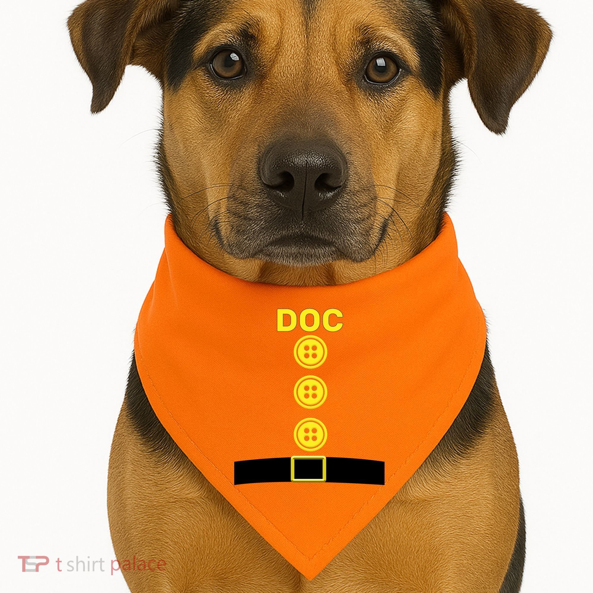 Doc Dwarf Halloween Costume USA-Made Doggie Bandana