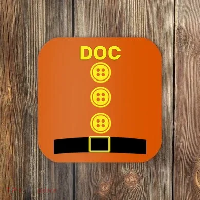 Doc Dwarf Halloween Costume Coaster